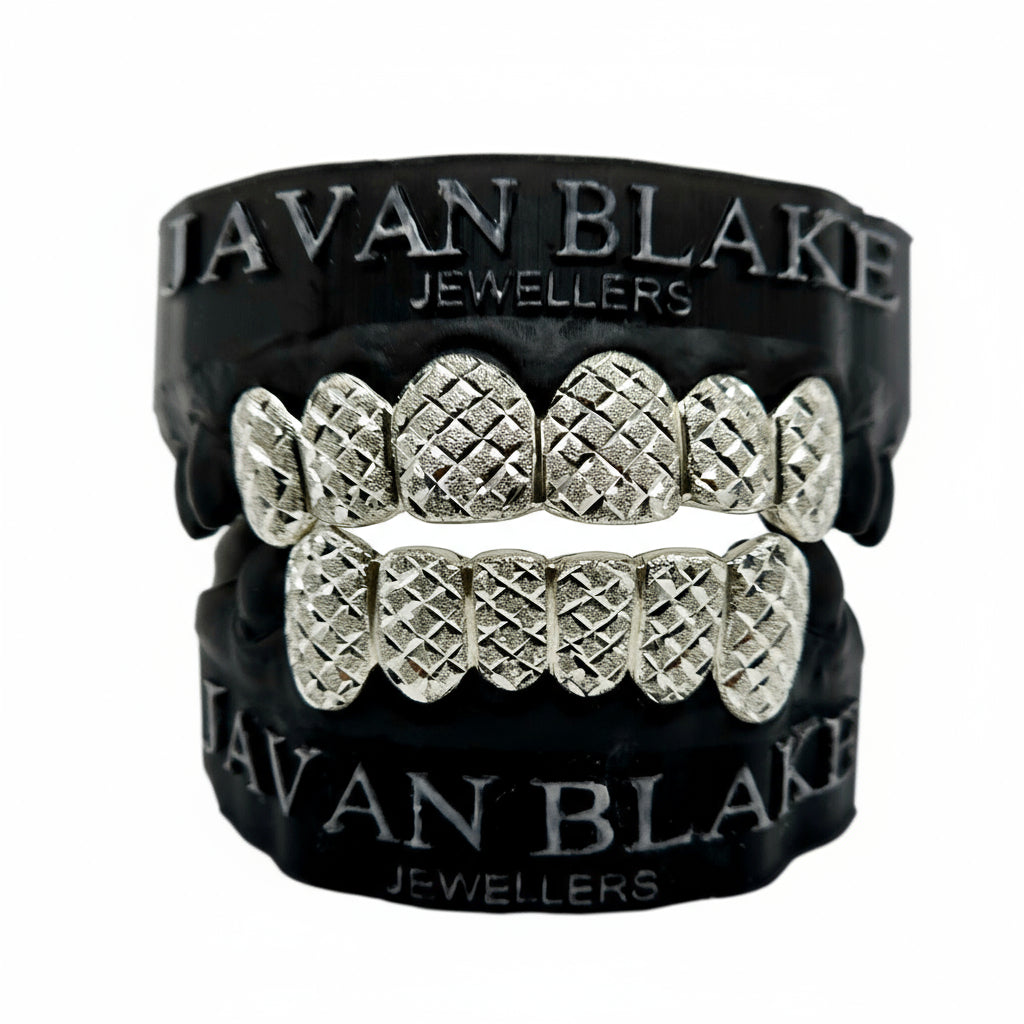 Diamond-Cut Sterling Silver Grillz Set – Javan Blake Jewellers