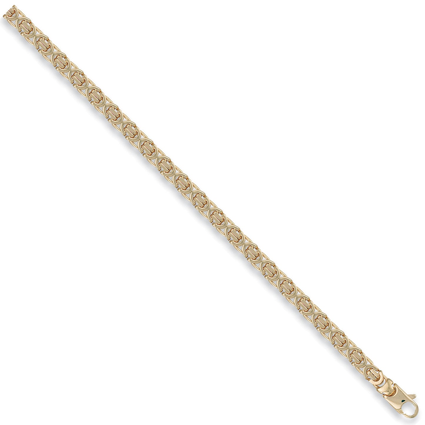 Y/G 6mm Flat Byzantine Chain