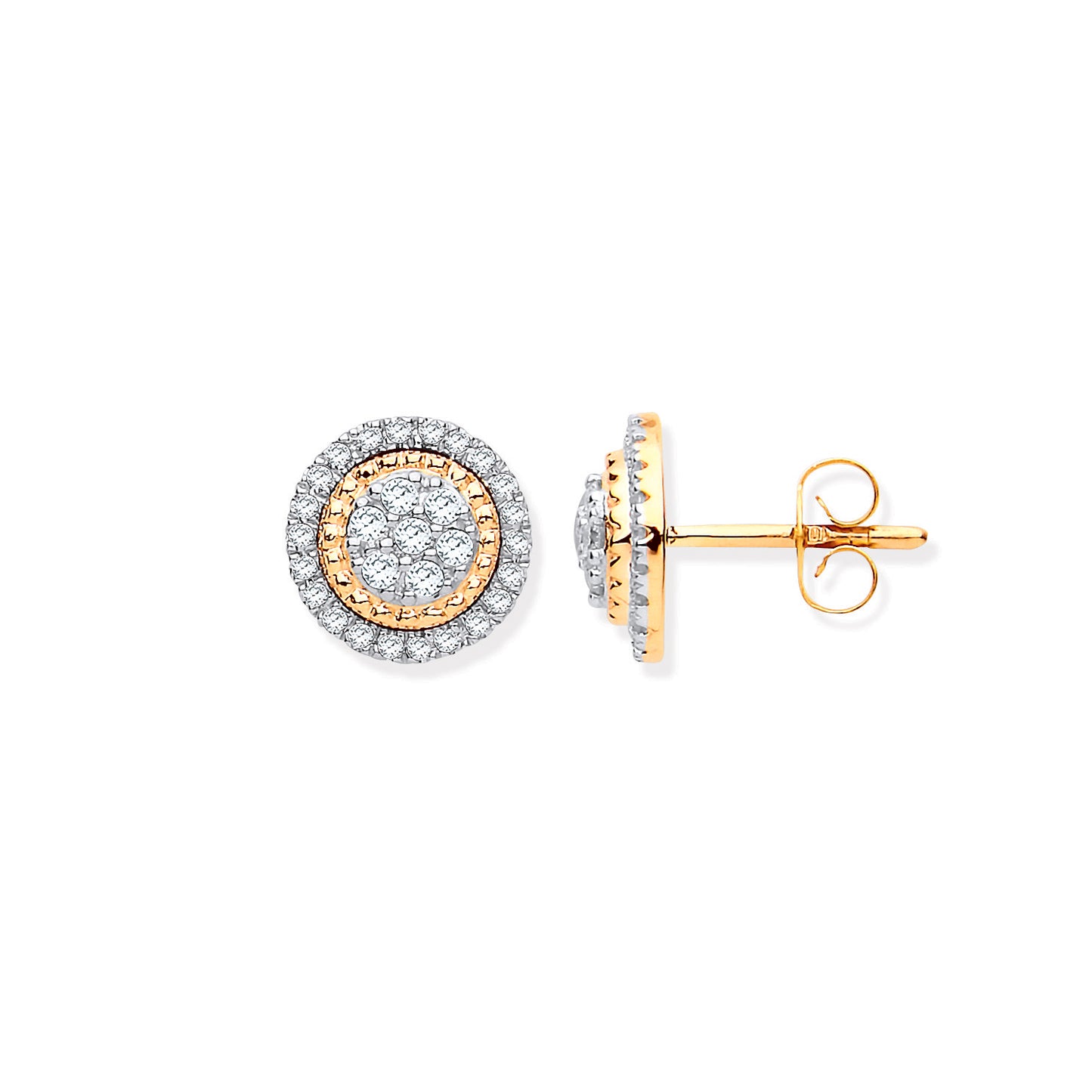 9ct Yellow Diamond 0.36ctw Studs