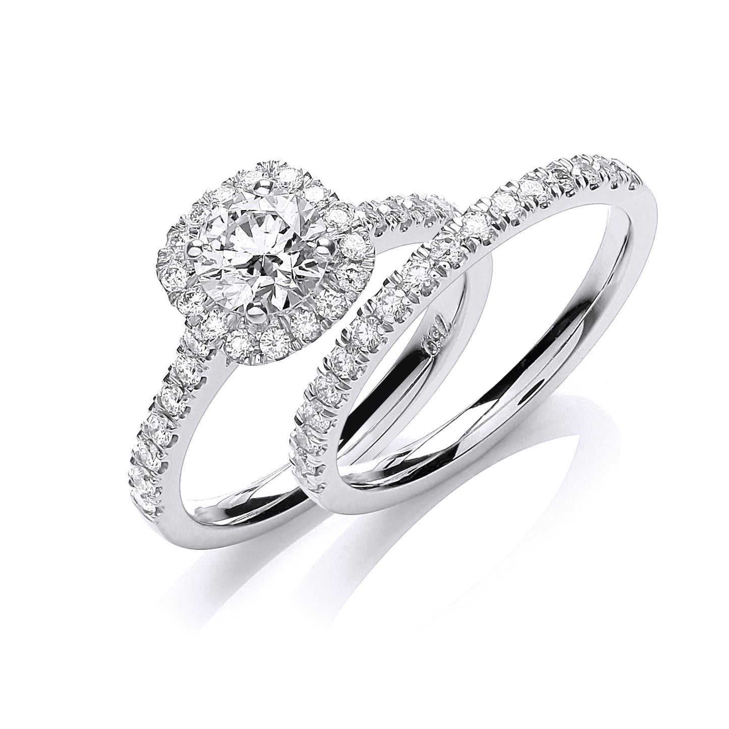 18ct White Gold 1.00ctw Certificated Engagement Ring