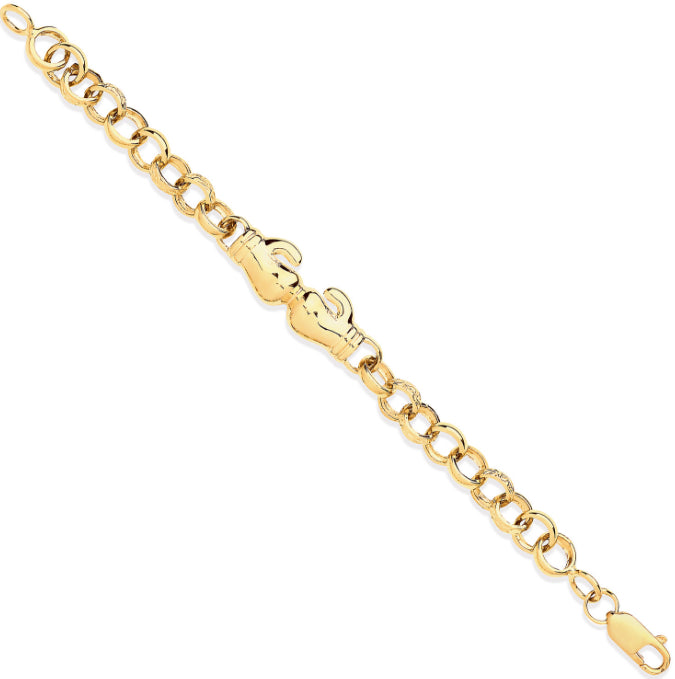 Y/G Belcher Links Boxing Gloves Bracelet