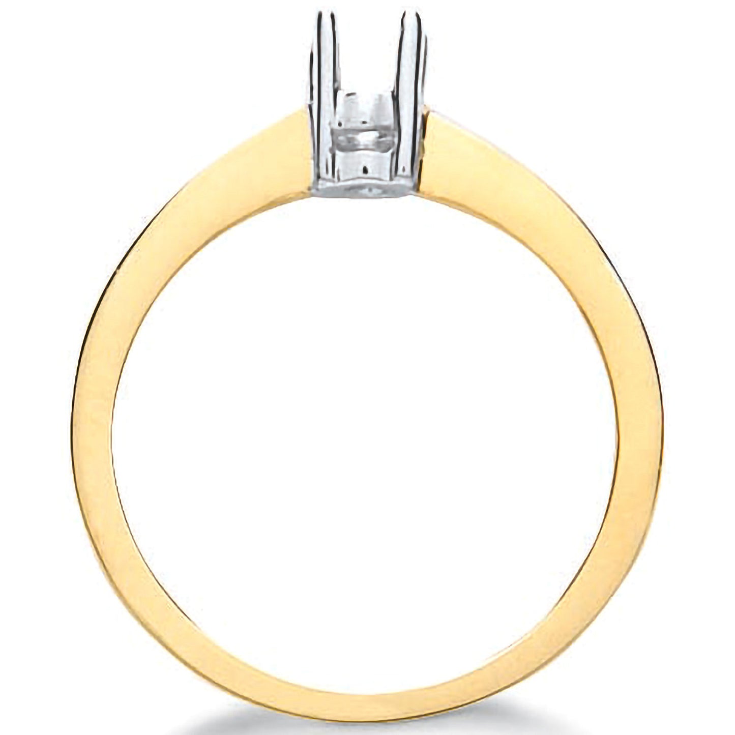 9ct Y/G Ring Mount 0.10-0.15ct