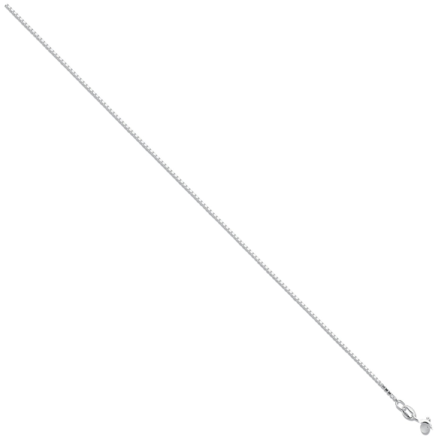 Silver 1.1mm Box Chain