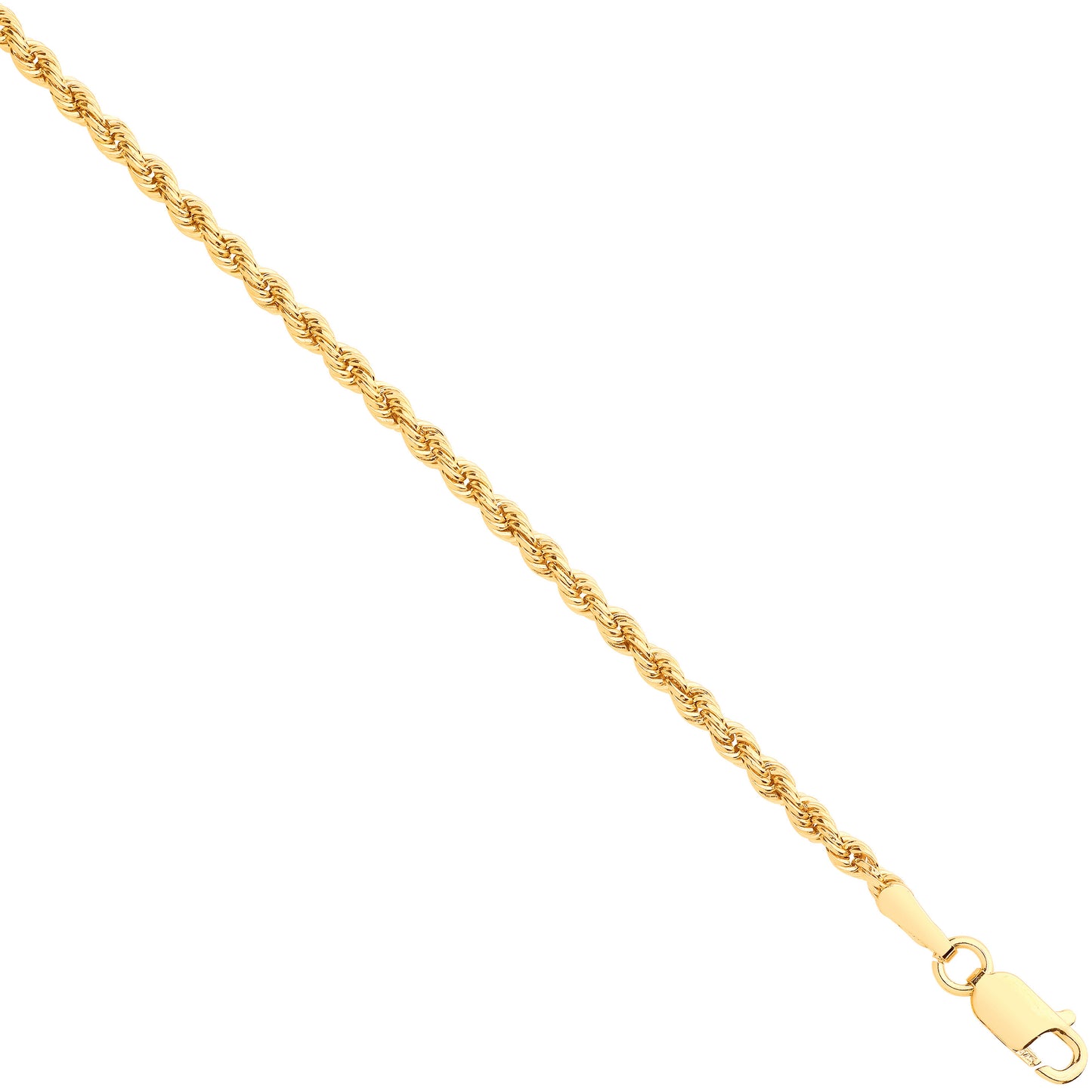 Y/G 2.0mm Hollow Rope Chain