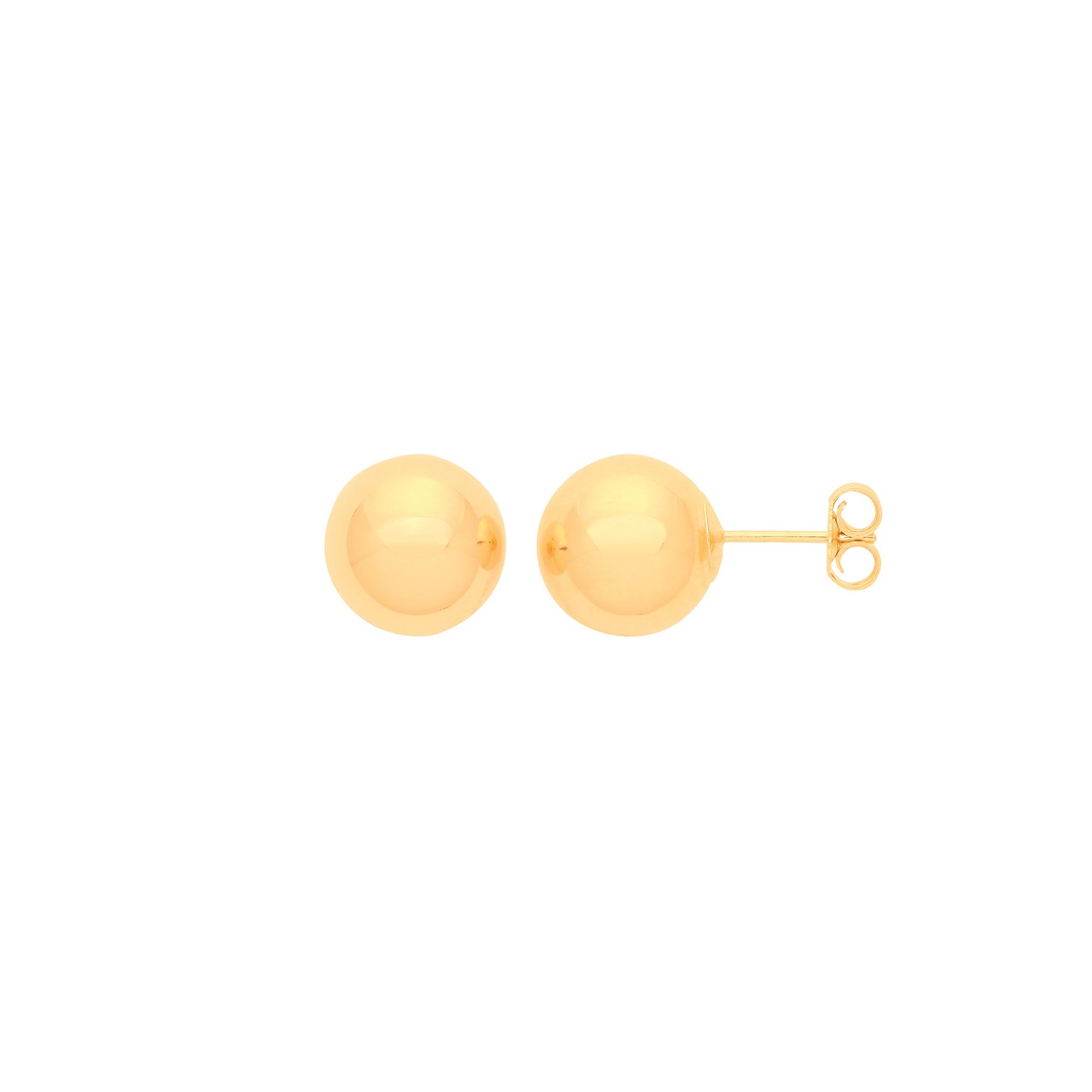 9ct Y/G 7mm Ball Studs