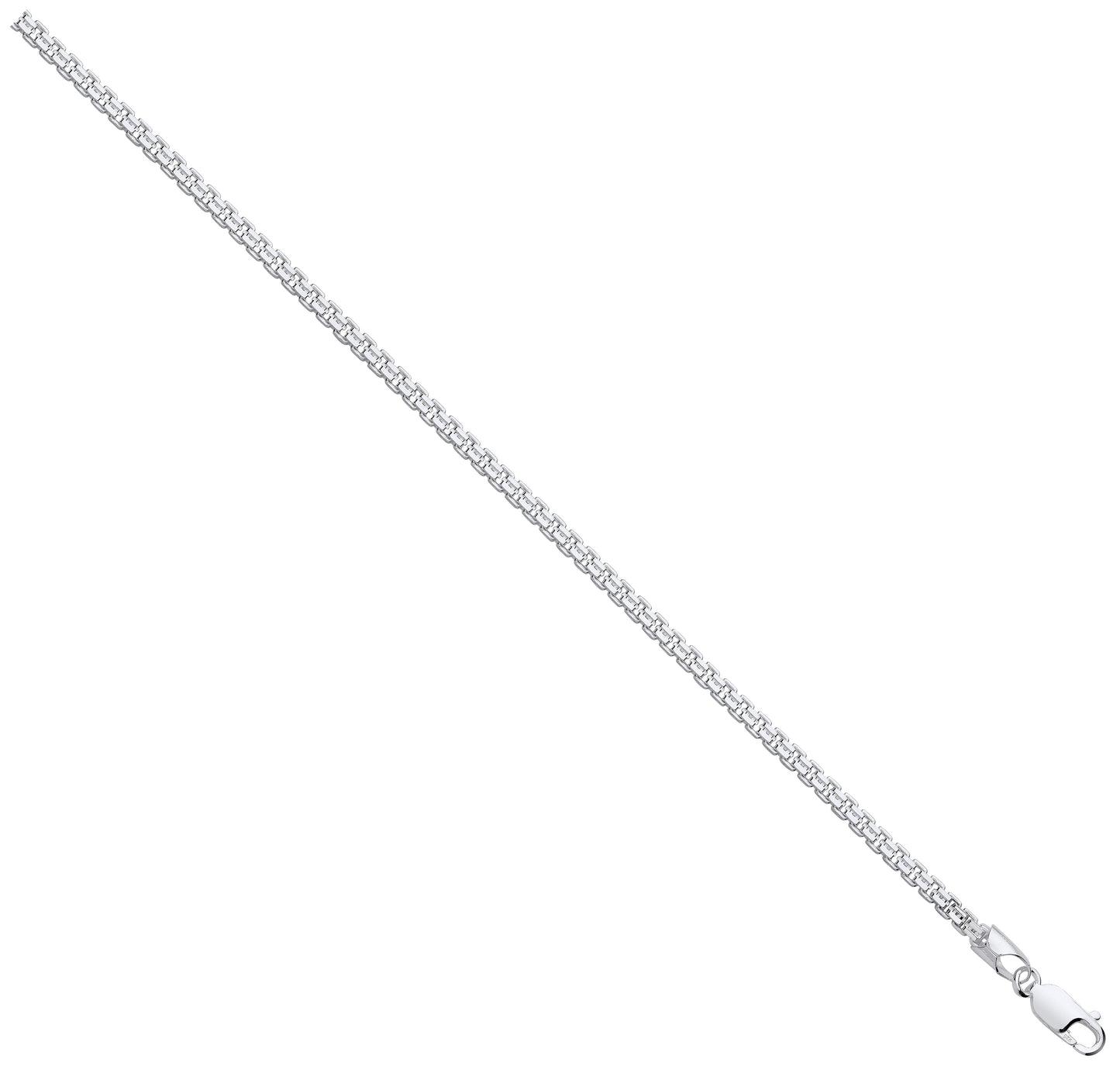 Silver 3mm Cage Chain