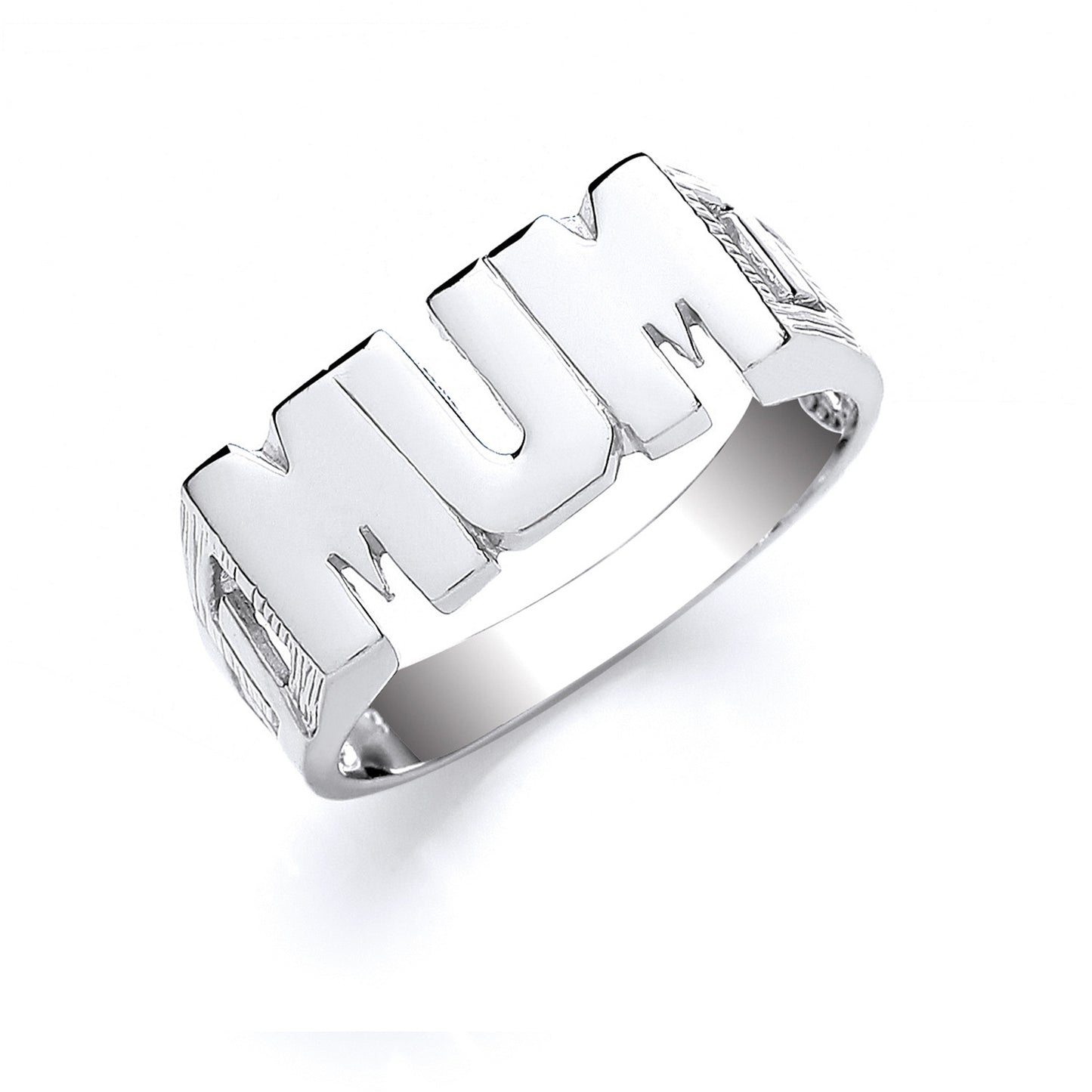 Silver MUM ID Ring