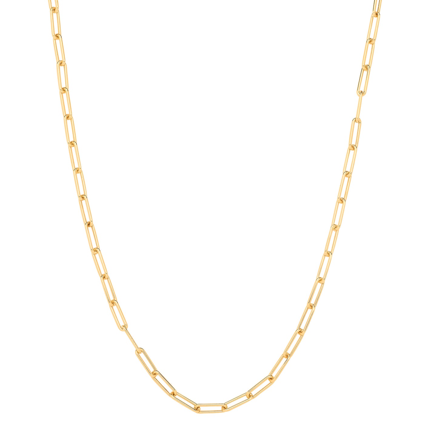 Y/G Paper Clip Hollow 4.6mm Necklace/Bracelet