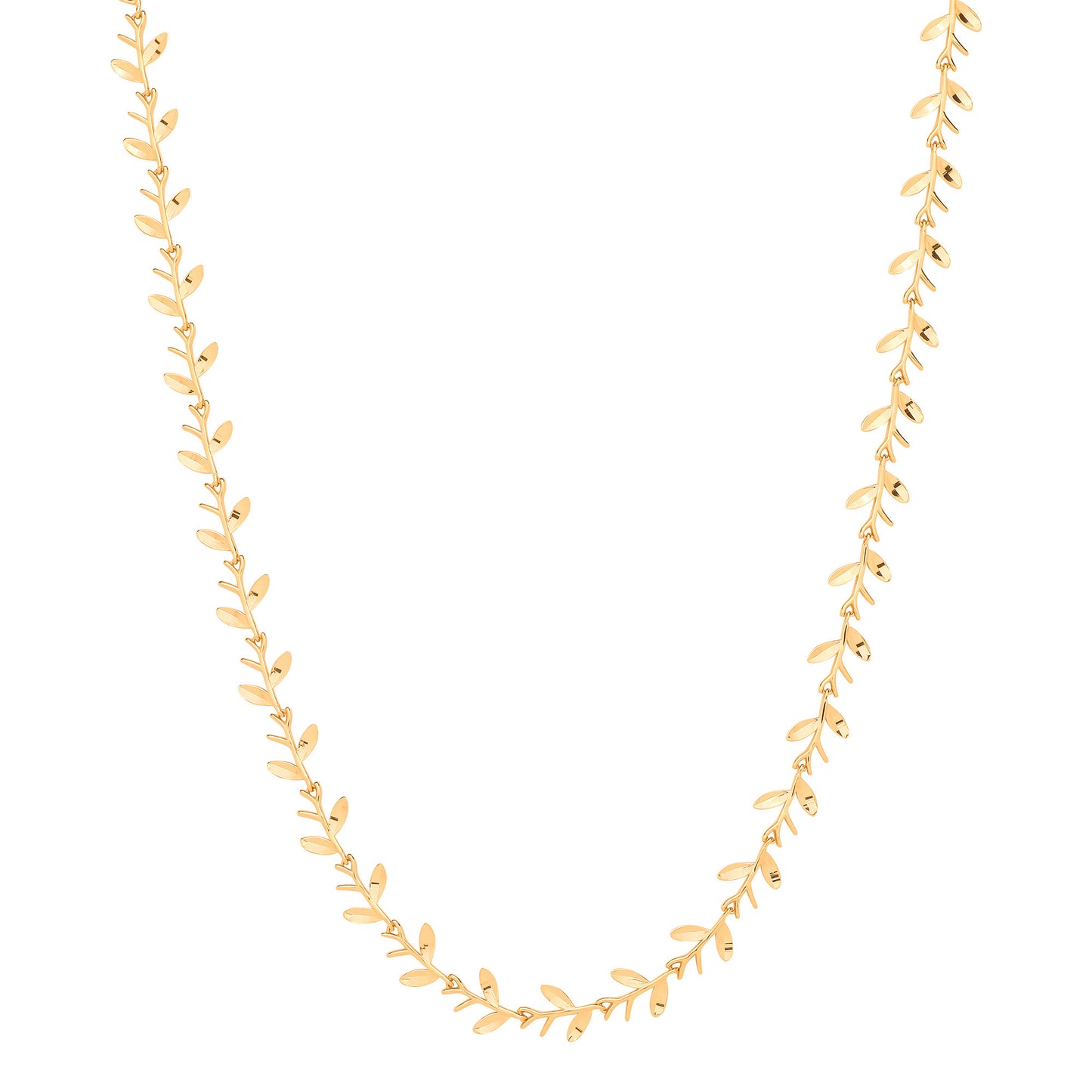 Y/G Leaf with Olives Motif Necklace/Bracelet