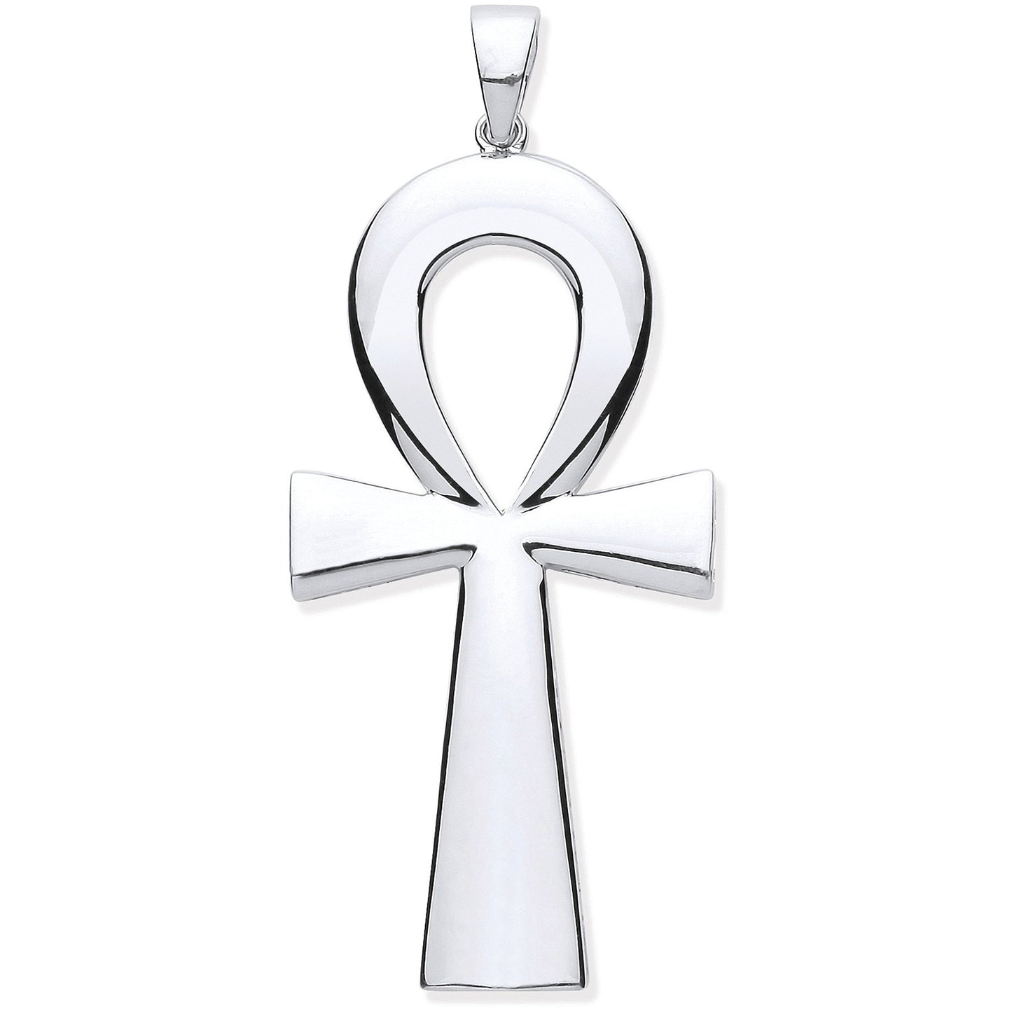 Silver Large Ankh Cross - Key of Life