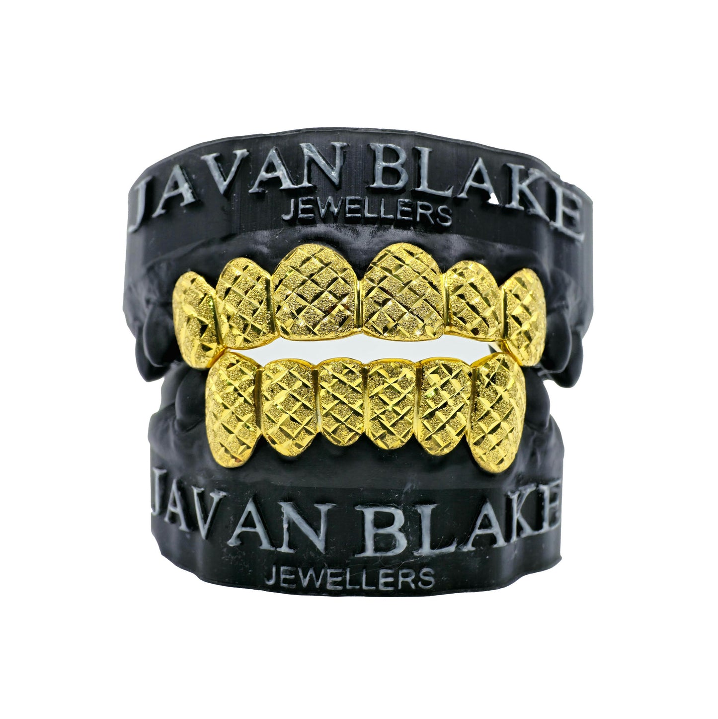 Diamond-Dust Cut Gold Grillz Set - Javan Blake Jewellers