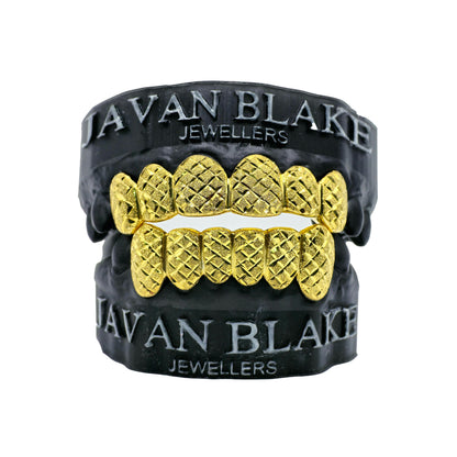 Diamond-Dust Cut Gold Grillz Set - Javan Blake Jewellers