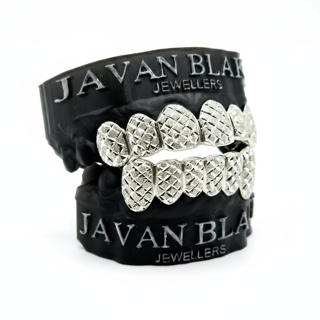 Diamond-Cut Sterling Silver Grillz Set – Javan Blake Jewellers