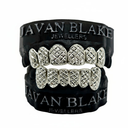 Diamond-Cut Sterling Silver Grillz Set – Javan Blake Jewellers