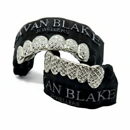Diamond-Cut Sterling Silver Grillz Set – Javan Blake Jewellers