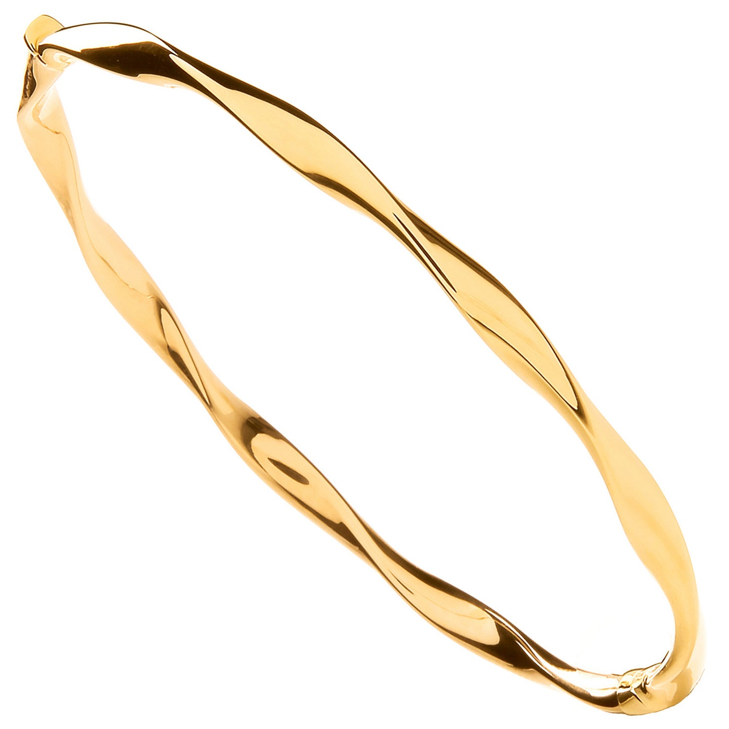 Y/G Hollow Twist Ladies Bangle