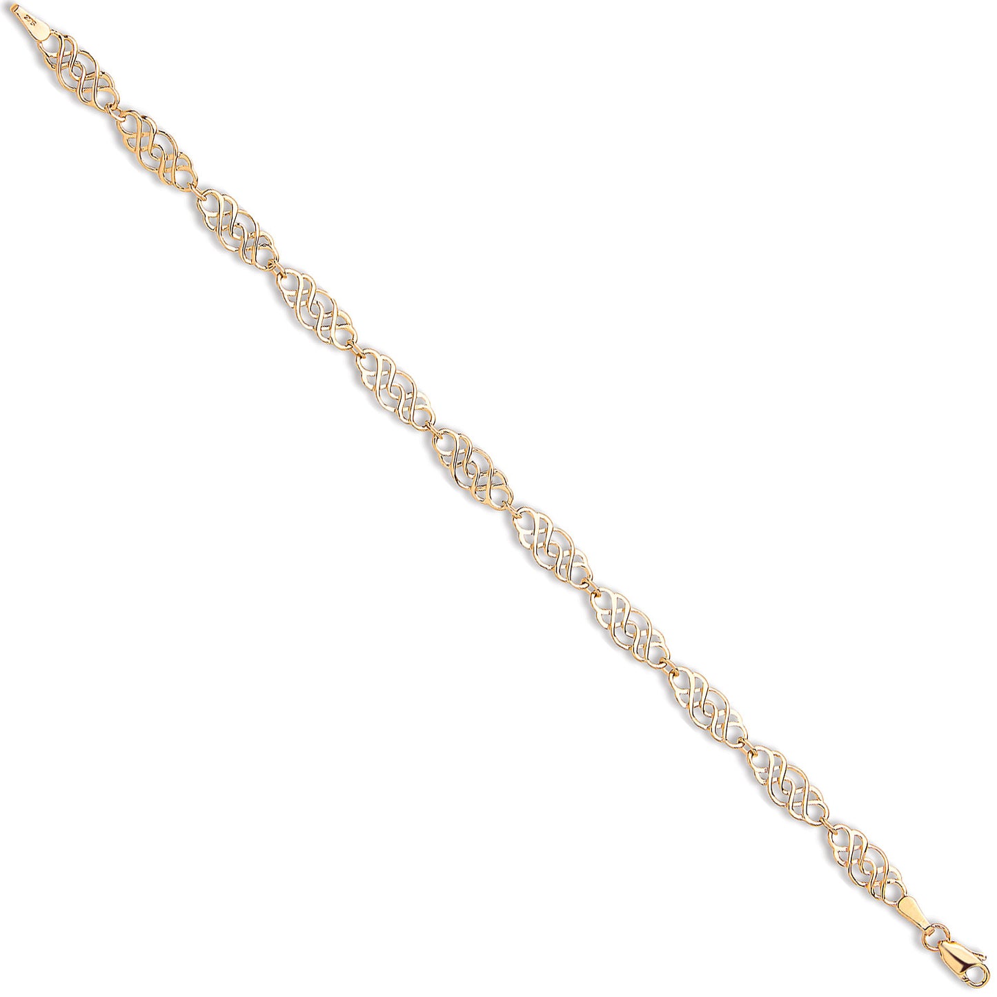 Y/G Celtic Link Ladies Bracelet