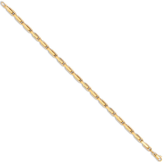 Y/G Belcher Box Ladies Bracelet