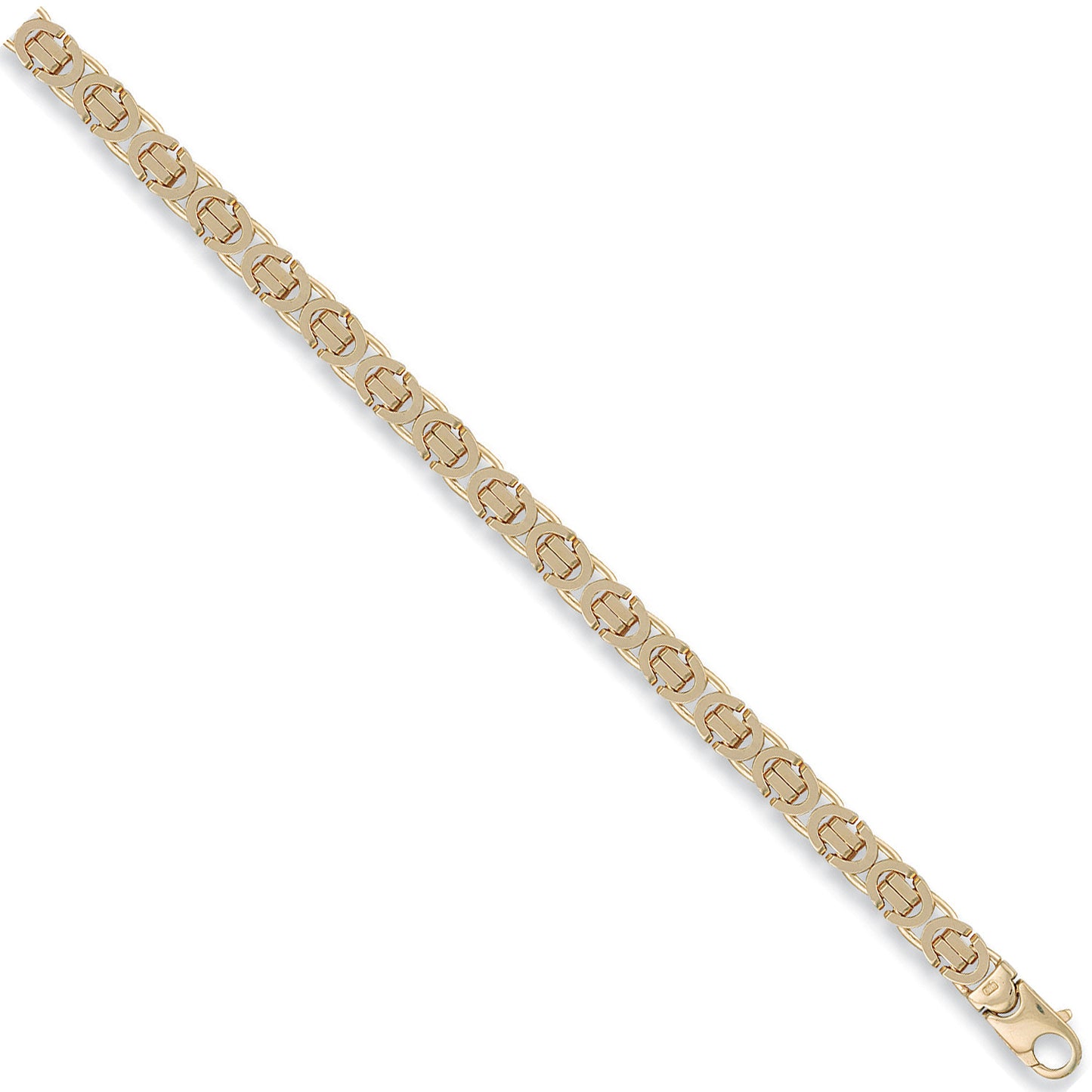Y/G 7mm Flat Byzantine Chain