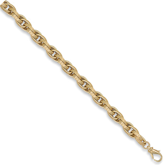 Y/G 8.5mm Hollow Prince of Wales Chain