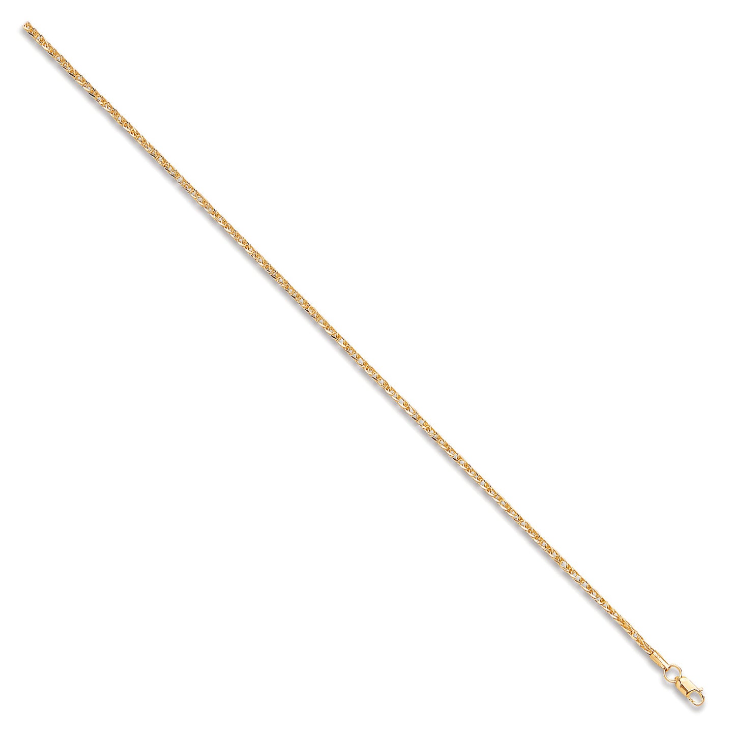 Y/G 2.0mm Hollow Square Spiga Chain/Bracelet