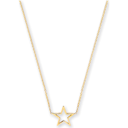 Y/G Rolo Chain with Star Adjustable from 18" to 16"/17"