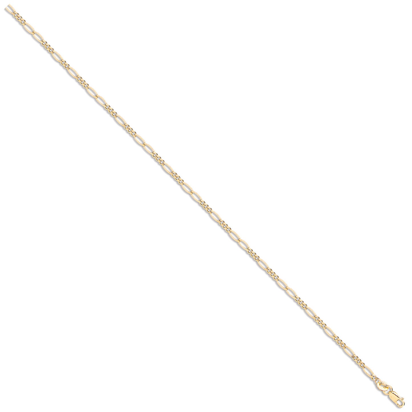 Y/G 2.2mm Hollow Figaro Chain