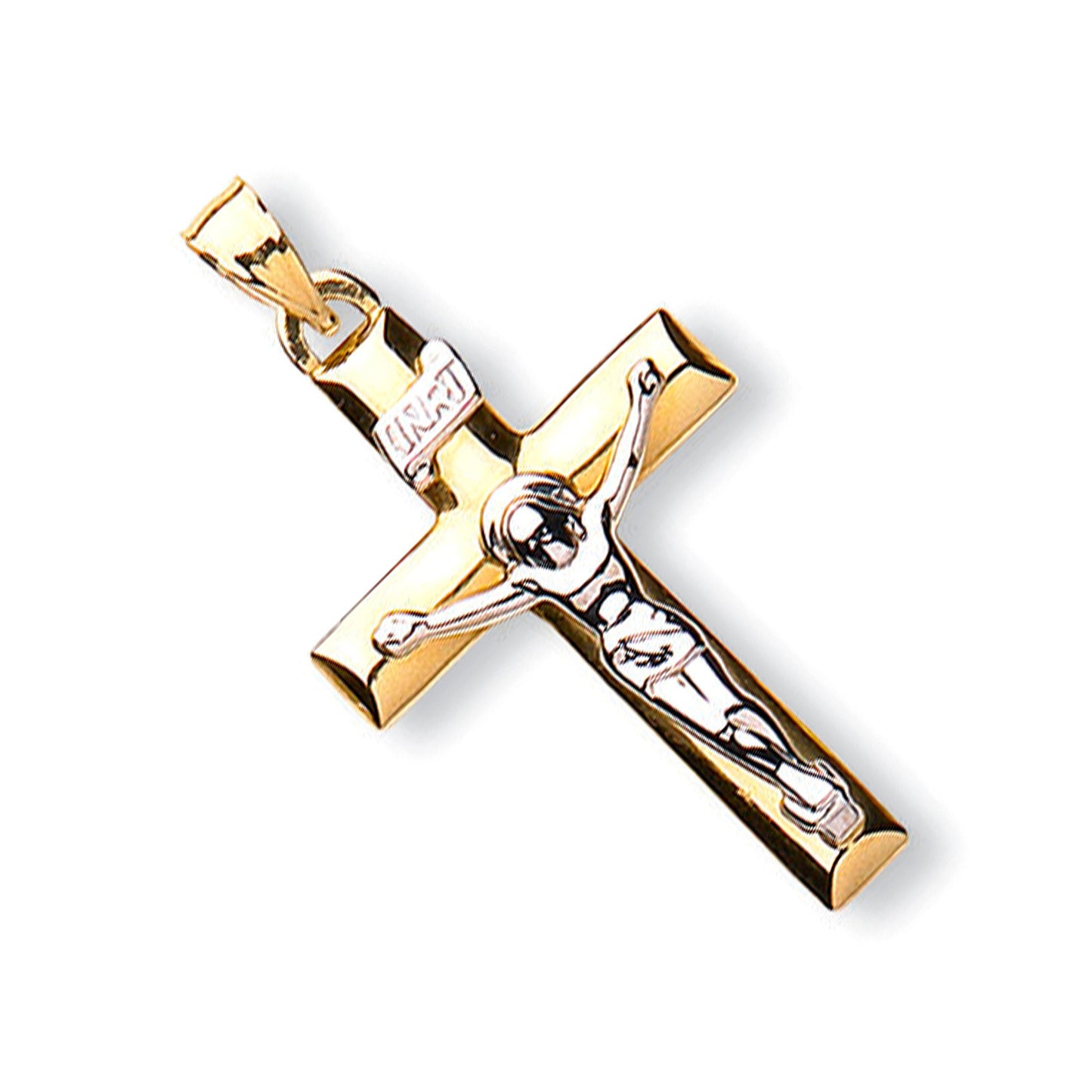 W & Y/G Crucifix