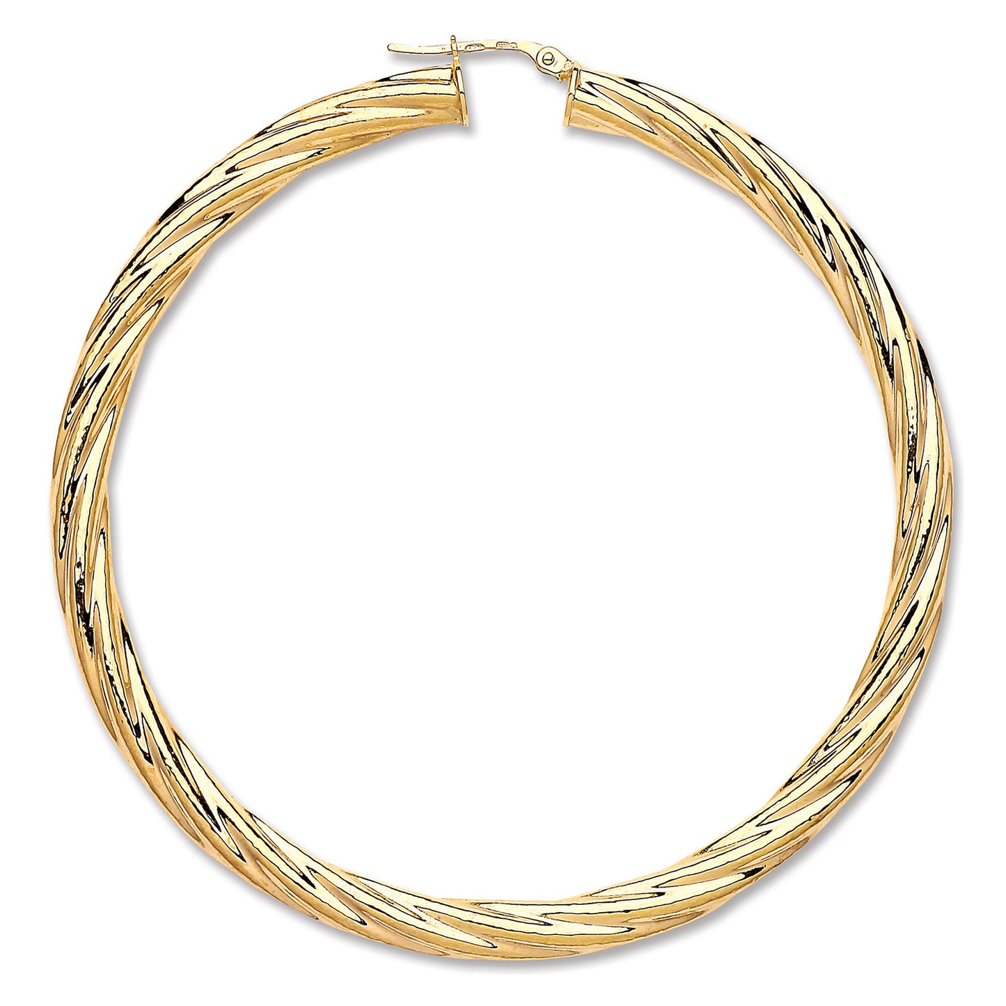 Y/G Large 69mm Twist Hoop