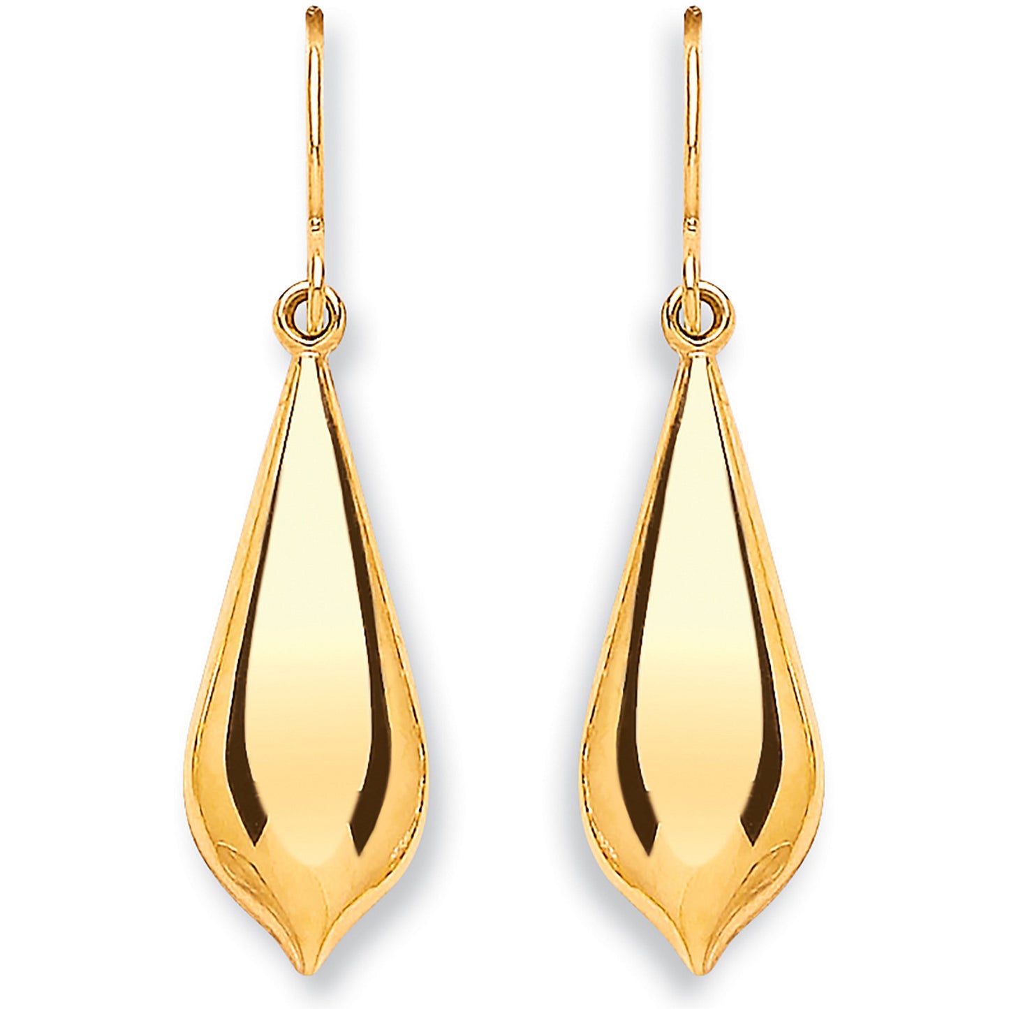 Y/G Pear Shape Drop  Earrings