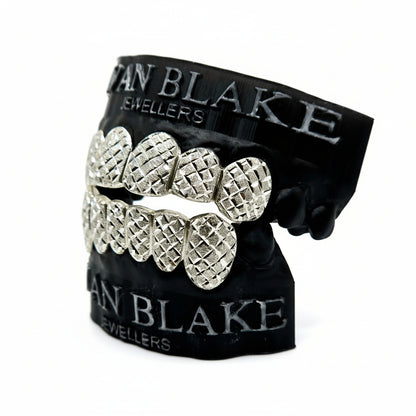 Diamond-Cut Sterling Silver Grillz Set – Javan Blake Jewellers