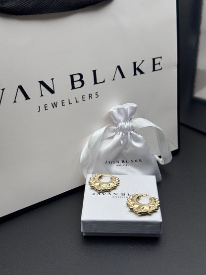 Y/G Traditional Creoles Earrings