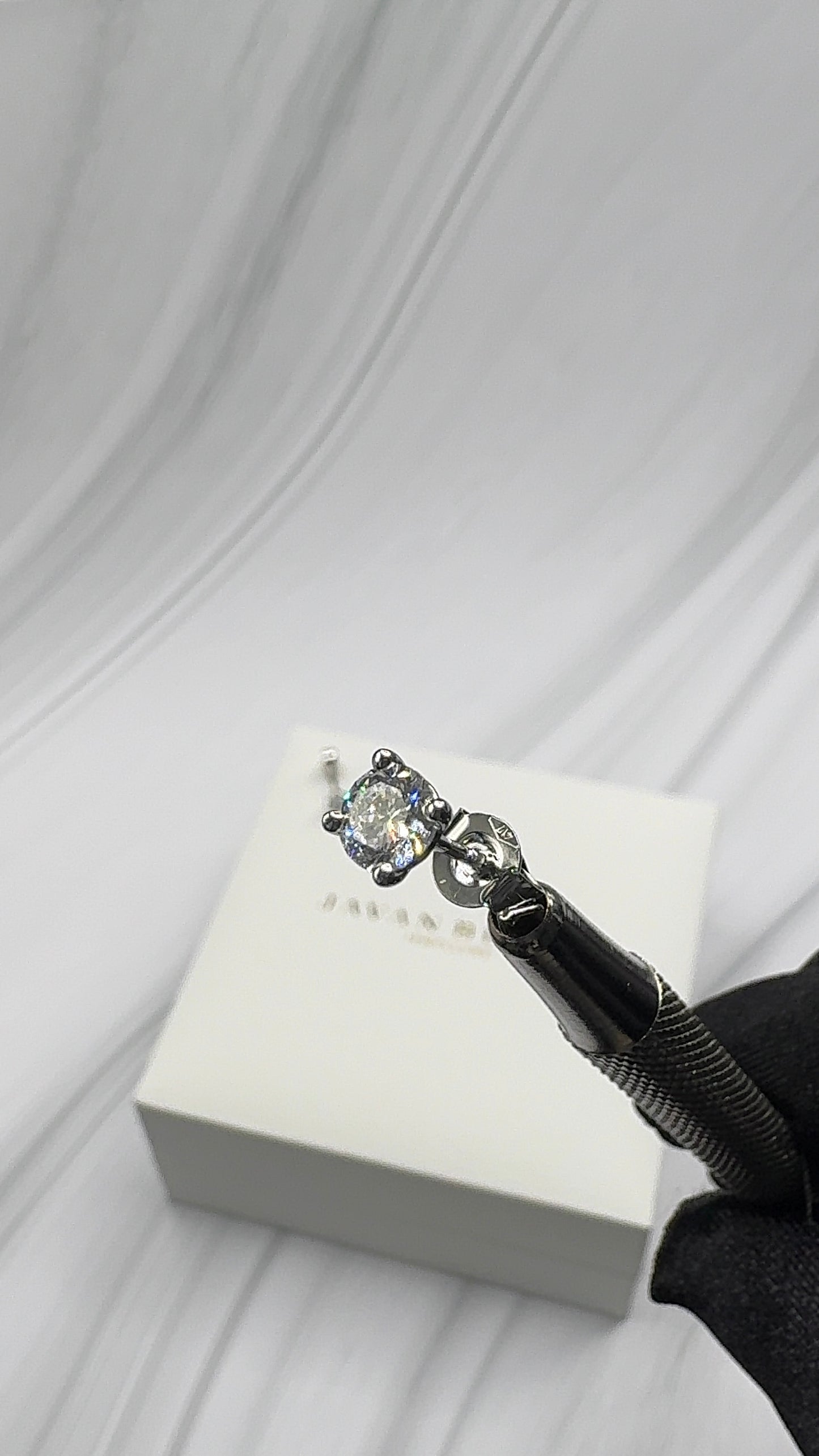 White Gold 14k LAB Diamond Studs