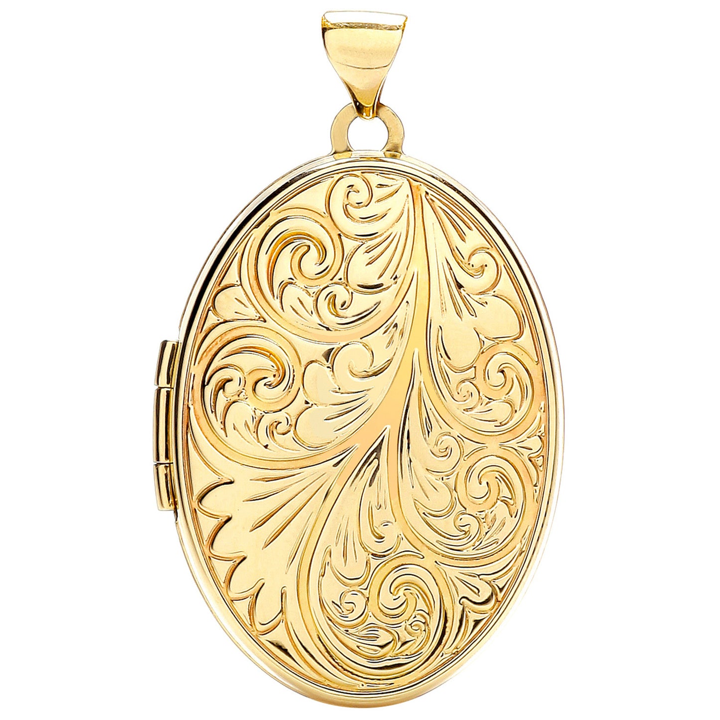 Y/G Oval Locket with design