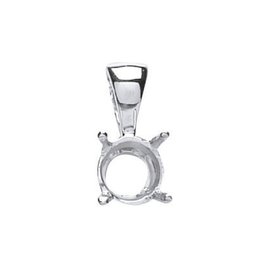 18ct W/G Pendant Mount 0.70-0.75ct