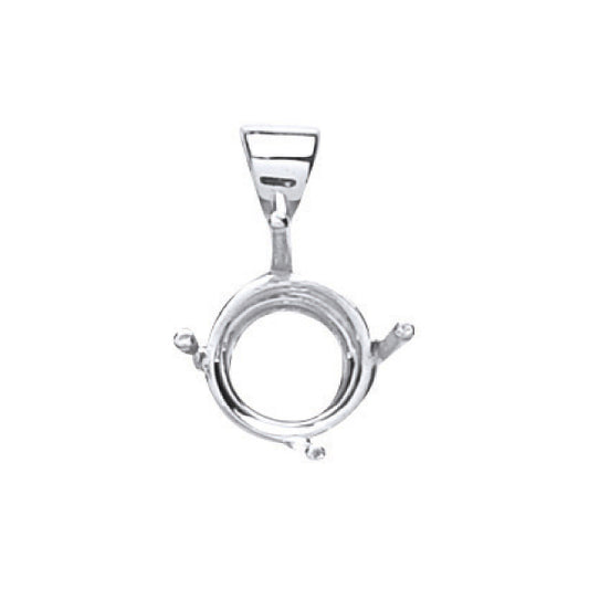 18ct W/G Pendant Mount 1.00-1.50ct