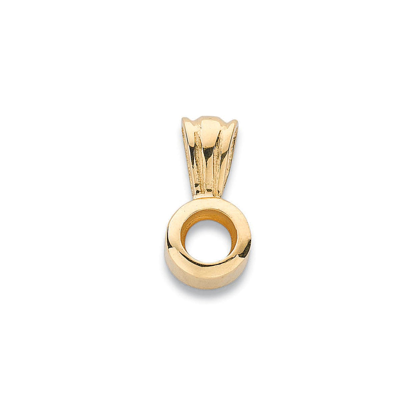 18ct Y/G Pendant Mount Rubover 0.20-0.25ct