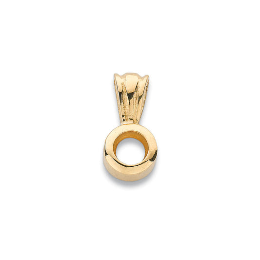 18ct Y/G Pendant Mount Rubover 0.20-0.25ct