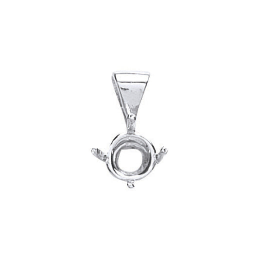 18ct W/G Pendant Mount 0.30-0.35ct