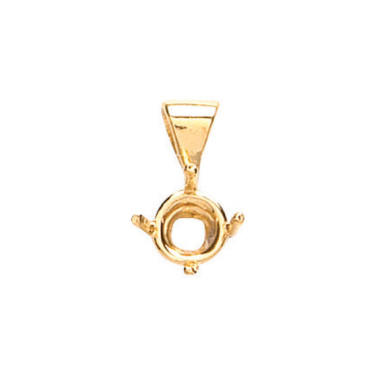 18ct Y/G Pendant Mount 0.30-0.35ct