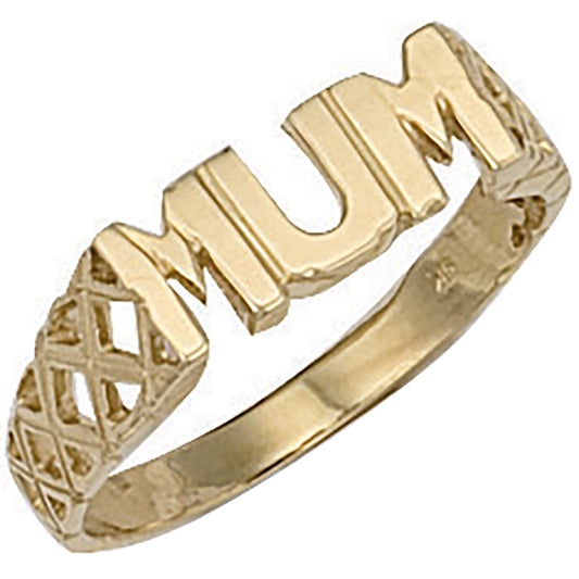 Y/G Basket Sides Mum Ring