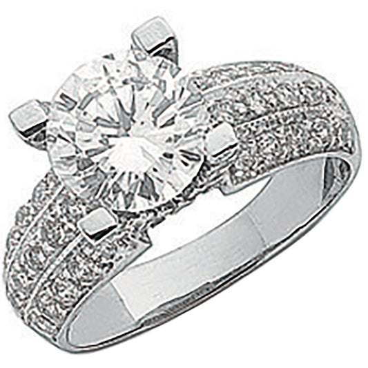 W/G Fancy Cz Ring