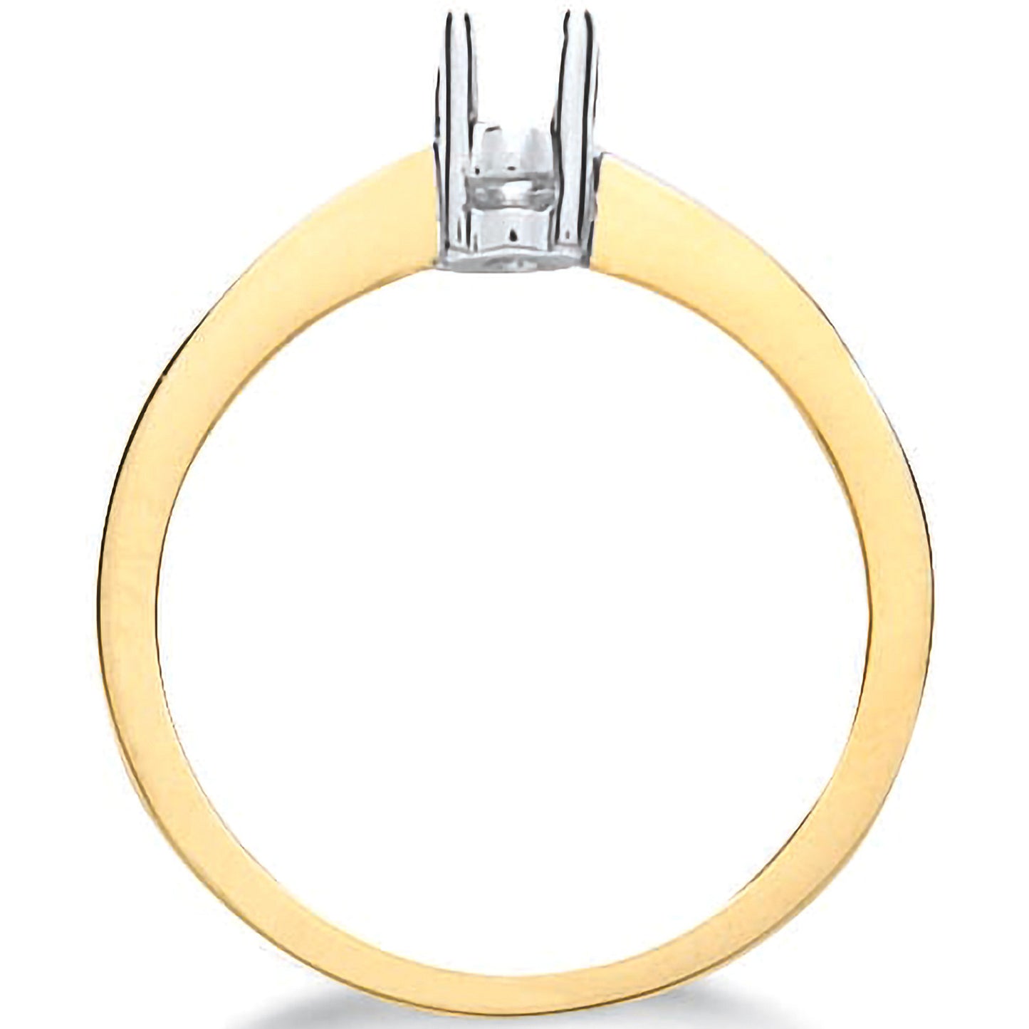18ct Y/G Ring Mount 0.20-0.25ct