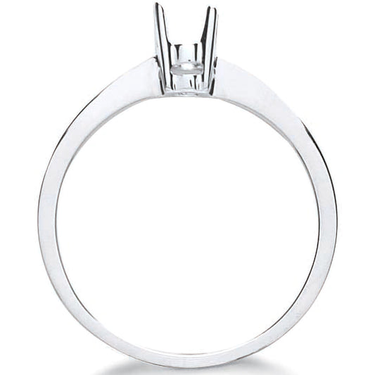 9ct W/G Ring Mount 0.20-0.25ct