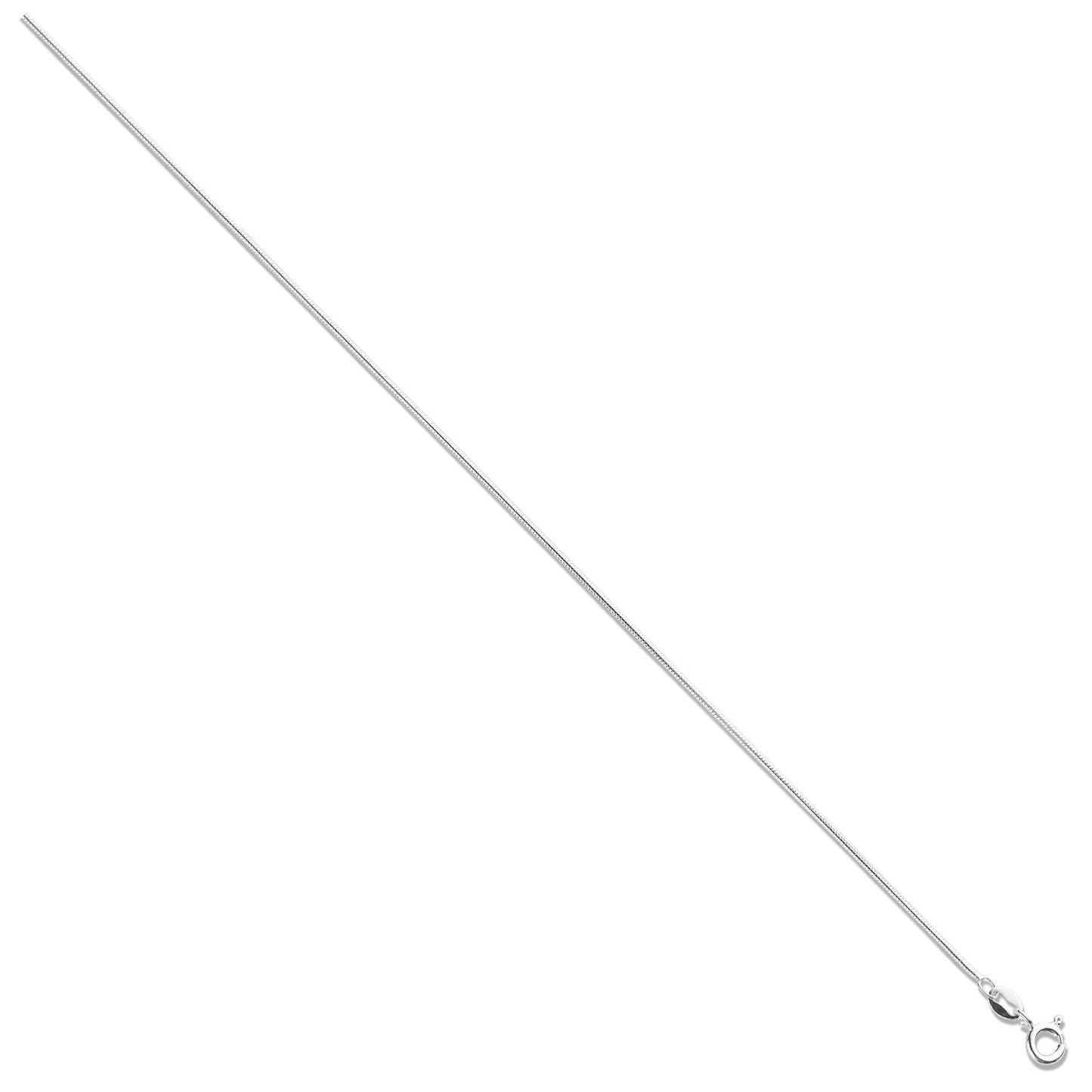 Silver 1.2mm Snake Chain