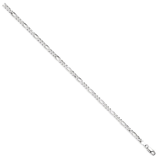 Silver 4mm Figaro Chains/Bracelet