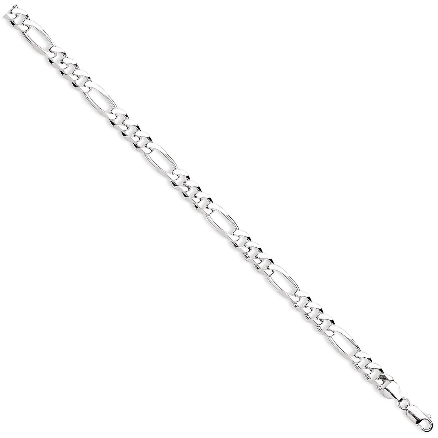 Silver 8mm Figaro Chains/Bracelets