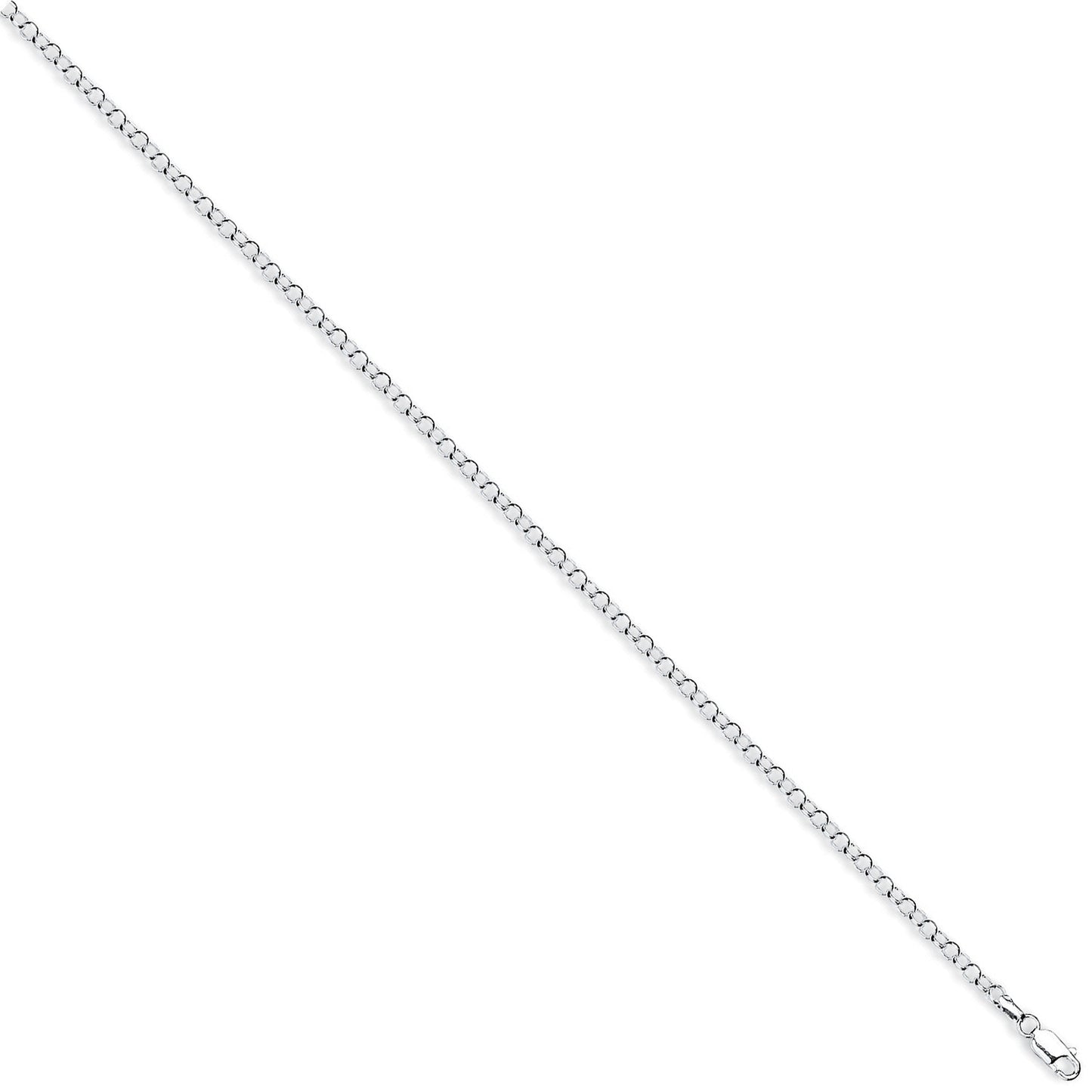 Silver 3mm Round Belcher Chain