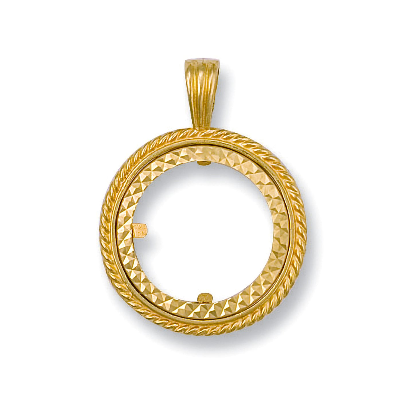 Y/G Half Sovereign Pendant