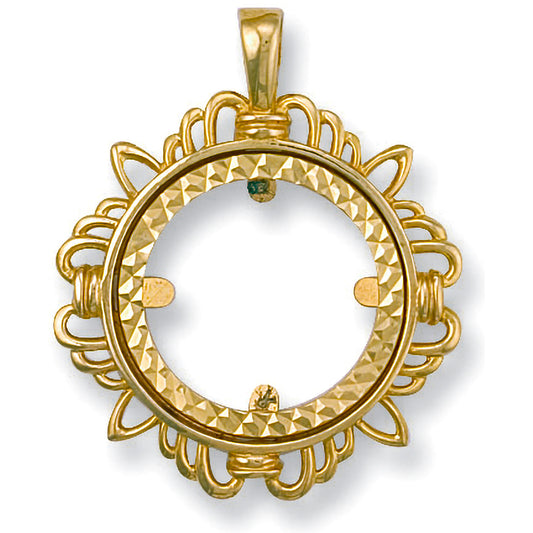 Y/G (Full) Fancy Sovereign Pendant